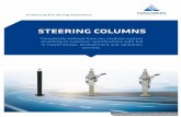 STEERING COLUMNS - Kongsberg Automotive · Test and Validation ... STANDARD STEERING COLUMNS FIXED COLUMN F100 Steering Wheel Connection Part no. Standard Column Lenghts Optional