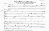 Piano Electric Bass py Happy Holiday/ White Chrisünas ... HAPPY HOLIDAY/WHITE CHRISTMAS — write. rit. bright. rit. May Fm6 white …