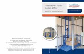 Mezzanine Floor/ Manual Handling Goods Lifter Floor Lifter Brochure.pdf · Manual Handling ManualHandlingSolutions 58,PaigeClose,TheMeadows,Watlington King’sLynn,Norfolk,PE330TQ