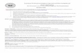 Louisiana Professional Engineering and Land Surveying ... · Louisiana Professional Engineering and Land Surveying Board Part I Application . ... need to provide verification of passing