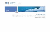 Georgia: Neighbourhood SME financing · This report is based on a survey of the intermediaries conducted by the financial ... Neighbourhood SME financing: ... inflation expectations