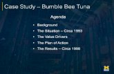 Case Study – Bumble Bee Tuna - University of Michigan · Case Study – Bumble Bee Tuna! Agenda ... Become leader in convenience and health ... o Sponsor of the Scripps-Howard’s
