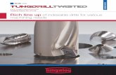 Tungaloy Report No. 377-US Rich line up of indexable ...€¦ · Rich line up of indexable drills for various machining needs Tungaloy Report No. 377-US ... Internal coolant supply