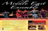 Middle East Ensemble - music.ucsb.edu · from Arab and Persian cultures, with choreographies by Cris! ... Director of the Ensemble’s percussion section Cris! Basimah, Director of