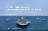 U.S. Military Forces in FY 2018 - Home | Defense360defense360.csis.org/wp-content/uploads/2017/10/171024_Cancian... · strategic insights and bipartisan policy solutions to help decisionmakers