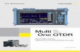 AQ7280 Series Optical Time Domain Reflectometer · Easily toggled trace view for manual supplementary analysis. ... monitoring and advanced analysis algorithm. The OTDR Schedule Measurement