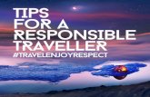 TIpS FoR A RESpoNSIBLE TRAvELLER - World Tourism …cf.cdn.unwto.org/.../files/docpdf/tipsforresponsibletraveller25-01.pdf · The Tips for a Responsible Traveller were developed by