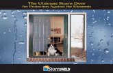 FX-White The Ultimate Storm Door - Replacement … doors can be combined in a double door configuration. tormWeld’s Fixed Glass quality storm doors artfully blend elegance and state-of-the-art