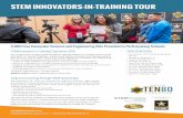 STEM INNOVATORS-IN-TRAINING TOUR - Ten80 … · STEM INNOVATORS-IN-TRAINING TOUR ... National Robotics ... Already have all the projects and programs you need? Enhance them with the
