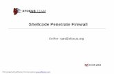 01 Shellcode Penetrate Firewall BY SAN - XConXFocusxcon.xfocus.org/XCon2004/archives/01_Shellcode Penetrate Firewall... · ShellcodePenetrate Firewall Author: san@xfocus.org PDF created
