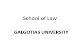 School of Law - Galgotias University · Company Law-II & Drafting Pleading & Conveyancing Plaint ... School Of Law for a globally oriented guidance ... Welfare on one of its national