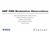 SMF PMD Modulation Observations - IEEE-SAgrouper.ieee.org/groups/802/3/bs/public/15_03/cole_3bs_02_0315.pdfSMF PMD Modulation Observations ... Hitachi/Oclaro 56Gb/s NRZ BH-DFB DML