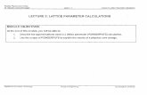 LECTURE 3: LATTICE PARAMETER CALCULATIONS Library/20042103.pdf · ReactorPhysics and Fuelling Dr. Giovanni (John) Brenciaglia page 3 • 2. Lecture 3: Lattice Parameter Calculations