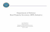 Department of Defense Real Property Inventory (RPI) Initiative 2004-07-19 Installations and... · Department of Defense Real Property Inventory (RPI) Initiative ... – Family housing