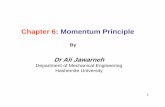 Ch-6 Momentum Principle - icivil-hu.comicivil-hu.com/.../07/Ch-6-Momentum-Principle-Compatibility-Mode.pdf• Outward flow is considered positive, ... x-direction: V ( ) V ( ) v x