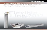 Indexable Inserts And Tool Holders - ToolFactory · Flexible Line 2017 Easy Efficient Profitable Flexible Line 2017 Indexable Inserts And Tool Holders Turning, Thread Turning And