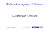 Print EJ Lecture5 - HEC Lausanne · Corporate Finance Prospectus • Recall that there are three questions in corporate finance. • The first regards what long-term investments the