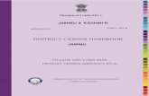 JAMMU - 2011 Census of India of India 2011 JAMMU & KASHMIR SERIES-02 PART XII-B DISTRICT CENSUS HANDBOOK JAMMU VILLAGE AND TOWN WISE PRIMARY CENSUS ABSTRACT (PCA) ... CENSUS OF INDIA