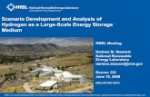 Scenario Development and Analysis of Hydrogen as a Large ... · Hydrogen as a Large-Scale Energy Storage ... gas emissions from large scale energy storage systems, ... Handbook of
