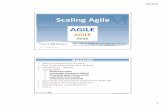 Scaling Agile - Project Management Consulting, Training ... · Management / Agile topics. 3 ... Scaling agile is a significant business commitment ... Servant leader who acts as agile