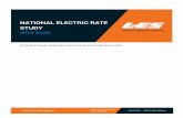 National electric rate study National Rate Study Summary . 2017 National Rate Study Summary . The Lincoln Electric System National Rate Study is a comprehensive report of electric