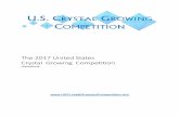 The 2017 United States Crystal Growing Competition€¦ ·  · 2018-03-12The United States Crystal Growing Competition is an important scientific outreach activity designed to ...