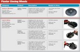 Planter Attachment Guide - AgWeb · many planter attachment options, we’ve assembled the following list of closing wheels available from ... Finger-Till Wheels Measuring the standard