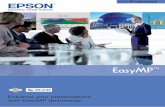 Enhance your presentations with EasyMP technology June... · Enhance your presentations with EasyMP technology Epson ... space for you and your business ... address into a web browser.