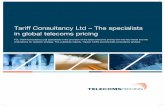 Tariff Consultancy Ltd – The specialists in global ... · Tariff Consultancy Ltd – The specialists ... the specialists in global telecoms pricing research ... TCL Country Market