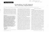 Evaluation of CPI Starch for Laundry Application · Evaluation of CPI Starch for Laundry Application By Y. Chen, ... AATCC standard reference detergent was used for washing ... bency