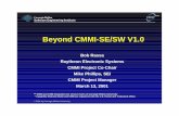 Beyond CMMI-SE/SW 1 - Carnegie Mellon University · Beyond CMMI-SE/SW V1.0 ... 2003. In order to provide additional refinement and update based on the ... EIA/IEEE J-STD-016 IEEE/EIA