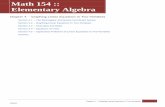 Math 154 Elementary Algebra Chapter 4 Graphing Linear Equationslsimcik/math154/book/ch4.pdf ·  · 2014-01-28Chapter 4 — Graphing Linear Equations in Two-Variables ... it’s easiest