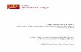 CIBC Investor's Edge Account Agreements and … Investor’s Edge® Account Agreements and Disclosures Booklet January 2017 Your Rights and Responsibilities as a CIBC Investor’s