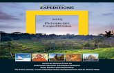 2015 Private Jet Expeditions - National Geographic Society · Dear Traveler, The beauty of traveling by private jet with National Geographic is not just in the spectacular places