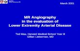 MR Angiography in the evaluation of Lower Extremity ...eradiology.bidmc.harvard.edu/LearningLab/cardio/Mau.pdf · in the evaluation of Lower Extremity Arterial Disease. ... Arterial