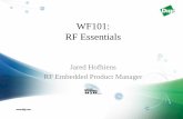 WF101: RF Essentials - Mouser Electronics Essentials •Basic communication system –Transmitter & receiver –Transmitting antenna –Receiving antenna Transmitter Receiver Antenna