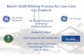 Program Objectives Energy Services Bench-Scale Silicone … Library/Events/2013/Co2... · jacketed CSTR • Has recycle loop for added heat and ... experiment • Good agreement between