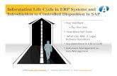 Information Life Cycle in ERP Systems and Introduction to Controlled Disposition in SAPdev.rimeducation.com/pdf/MER13/M13S23.pdf ·  · 2013-09-03Information Life Cycle in ERP Systems