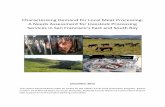 Characterizing Demand for Local Meat Processing: A Needs …acrcd.org/Portals/0/MeatProcessingNeedsAssess_EastS… ·  · 2016-01-04A Needs Assessment for Livestock Processing Services