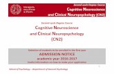 CN2 INFORMATION FOR APPLICANTS 2016 2017 … · Special focus is placed on practical activities and laboratories School of Psychology –Department of General Psychology. ... and