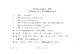 Chapter 10 Thermochemistry - School of Chemistry and …ww2.chemistry.gatech.edu/class/1310/dickson/OFB-Cha… ·  · 2004-10-26Chapter 10 Thermochemistry • 10-1 Heat • 10-2