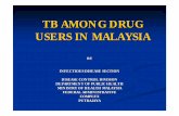 TB AMONG DRUG USERS IN MALAYSIA - Welcome to … Among Drugs Users In Malaysia… · TB AMONG DRUG USERS IN MALAYSIA BY ... Persons with HIV infection should be screened for active