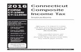 2016 Connecticut Composite 1 Connecticut Composite Income Tax Instructions This booklet contains information and instructions about the following forms: • Form CT-1065