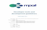 Developer tools and development guidelines - mpat.eumpat.eu/wp-content/uploads/2016/04/MPAT_D4.5... · Developer tools and development guidelines ... 1.3 Testing ... unit tests based