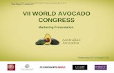VII WORLD AVOCADO CONGRESS - Welcome to ... VII World Avocado Congress 2011 (Actas VII Congreso Mundial del Aguacate 2011). Cairns, Australia. 5 9 September 2011 AGENDA • Australian