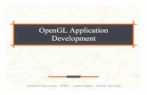 OpenGL Application Developmentfussell/courses/cs354/lectures/lecture12.pdf · OpenGL Application Development . ... hide those details ... Steps in using a VAO ! generate VAO names