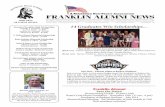 A Registered Non-Profit Association FRANKLIN …franklinalumni.homestead.com/files/Newsletters/2013...1820-2013 ALUMNI NEWS A Registered Non-Profit Association FRANKLIN ALUMNI NEWS