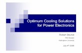 Optimum Cooling Solutions for Power Electronics€¦ · Optimum Cooling Solutions for Power Electronics Project outline Reducing the package thermal resistance by reducing the number