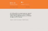 Global governance and developing of China - die-gdi.de · power shifts for the architecture of global governance and the developing world are far ... Global governance and developing