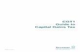 CGT1 - Guide to Capital Gains Tax - Welcome to … to Capital Gains Tax 4. Computation of Gain The chargeable gain accruing on a disposal of an asset is calculated by deducting, from